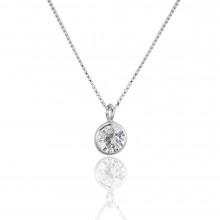 Gargantilha de Prata Atlântica Tradicional Ponto de Luz